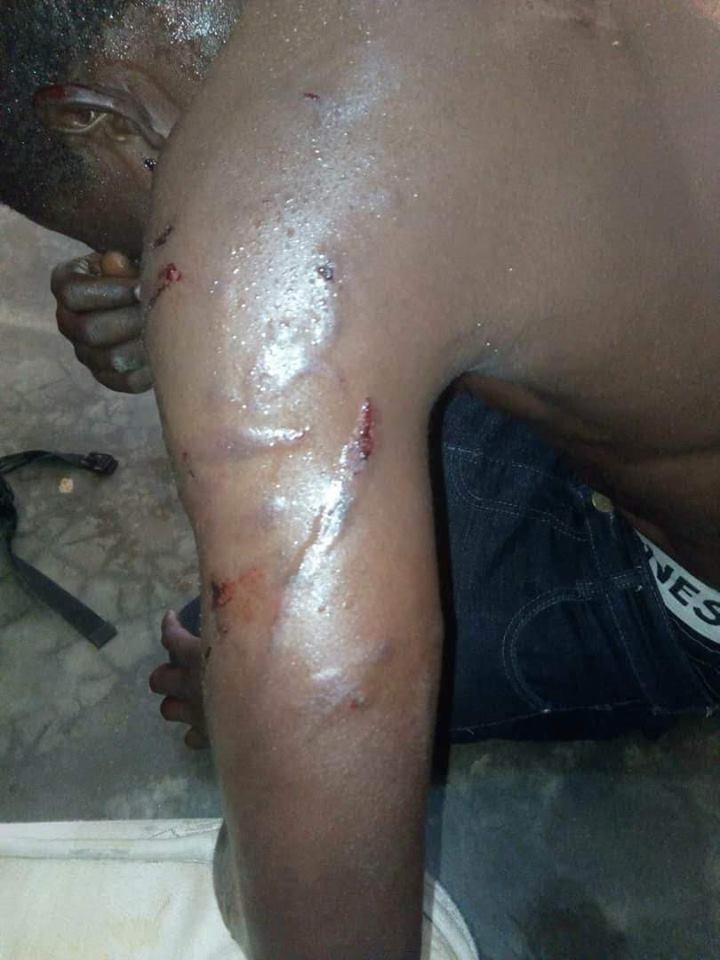 Photos: Woman allegedly orders thugs to beat up her gateman after he asked for his salary