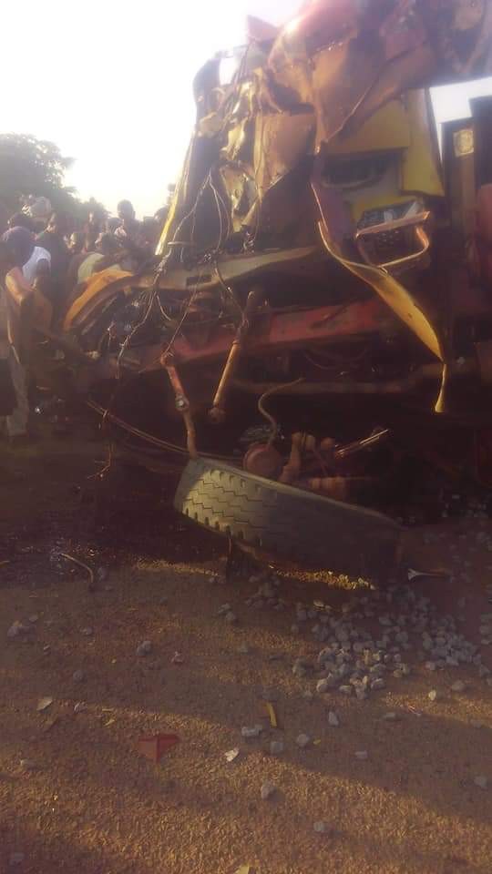 Photos: Survivor narrates how bribe-seeking policemen disappeared after causing ghastly accident while chasing truck driver in Enugu