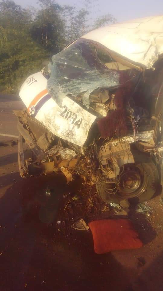 Photos: Survivor narrates how bribe-seeking policemen disappeared after causing ghastly accident while chasing truck driver in Enugu