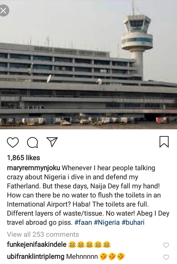 "The toilets are full, no water to flush" Mary Remmy Njoku exposes what