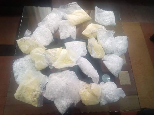 Photos: Police arrest two drug barons in Katsina, recover large quantity Exol-5 and D-5 tablets Psychotropic drugs