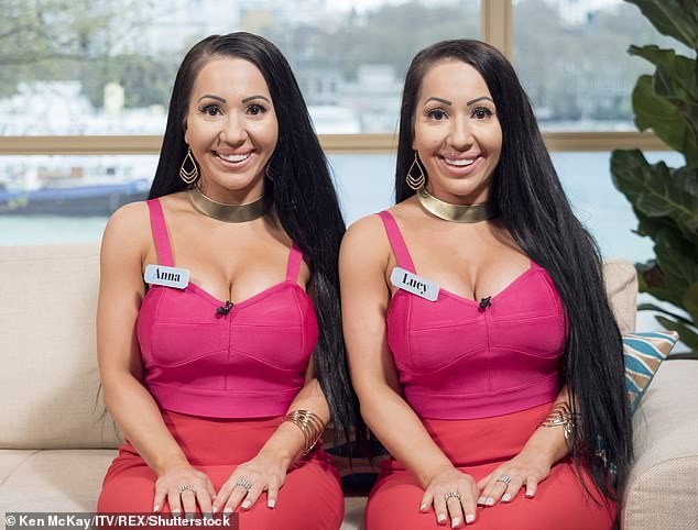 Meet the identical twin sisters who share the same boyfriend and just had a reversed operation after they spent $250k on cosmetic surgery (Photos)