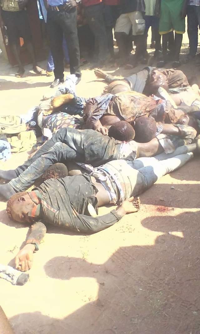  Photos: 13 suspected cultists hacked to death by angry youths in Benue for killing commercial motorcyclist