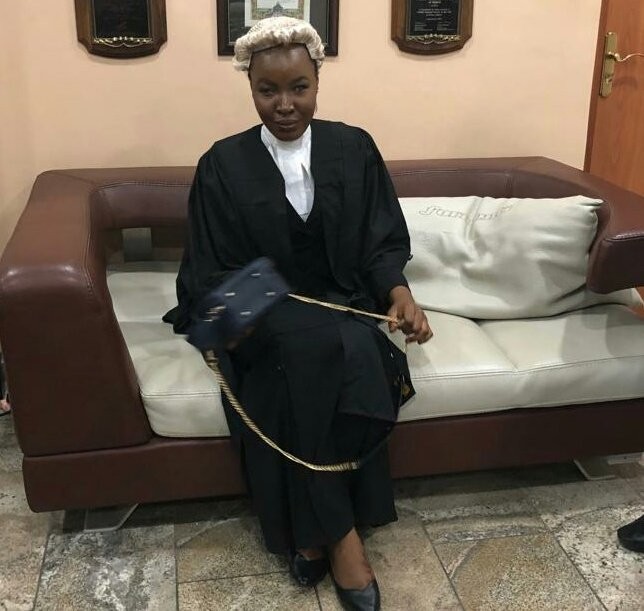 Meet stunning visually impaired Nigerian lady who was recently called to the Nigerian Bar