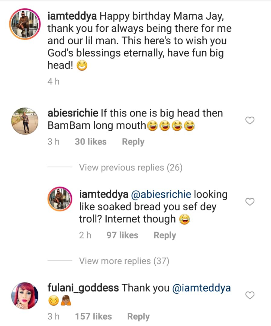 TeddyA wishes his babymama a happy birthday, slams trolls that attacked him for being with Bambam