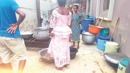 Photos: Drama as bride?s father cancels wedding on D-day in Ibadan