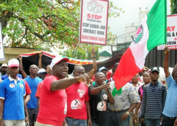 NLC during protest