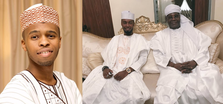 Atiku with Sons, Aliyu and Mustapha Abukakar