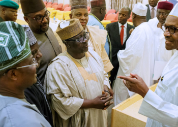 President Muhammadu Buhari meeting with governors