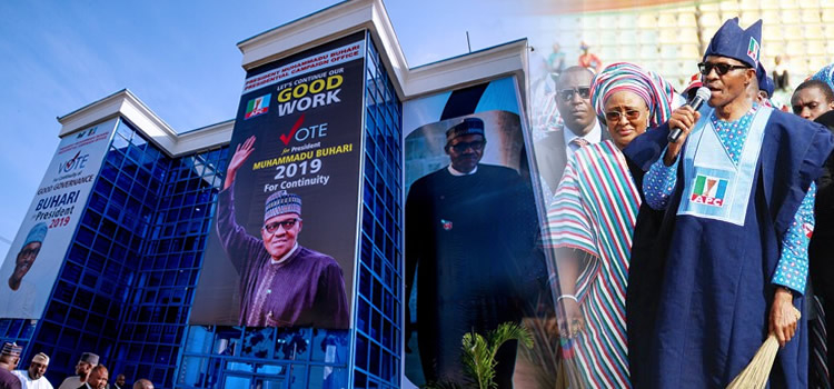 President Muhammadu Buhari during campaign