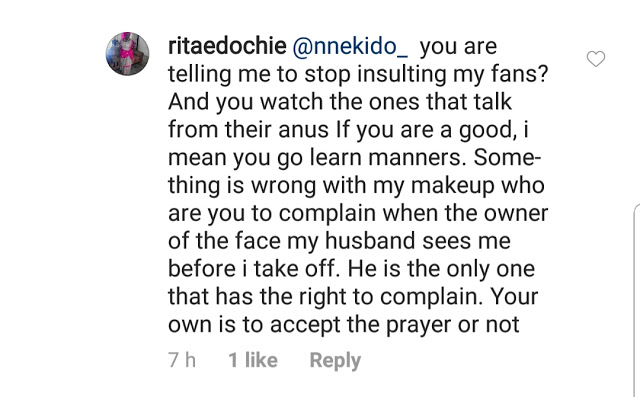 Who are you to complain about my makeup when my husband doesn
