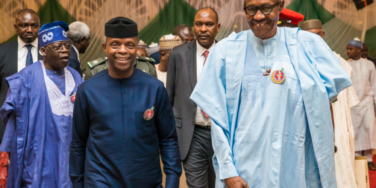Tinubu, Osinbajo, Buhari
