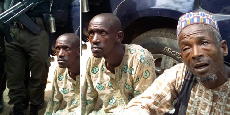 The Suspected kidnappers  arrested in Ondo