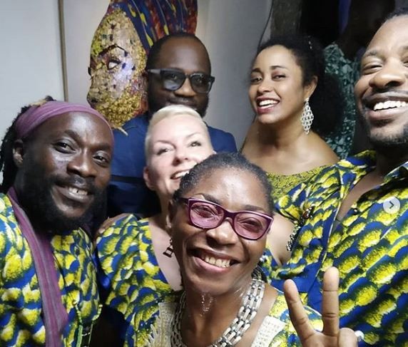 Lagos photographer, Bolaji Alonge and his Belgian fianc?e, Sandra wed with a convoy of 20 Keke Napeps (Photos)
