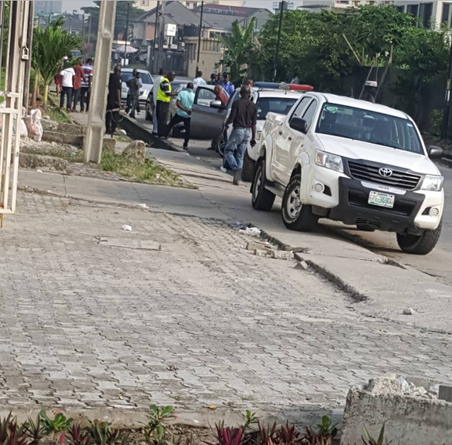 LIB Exclusive: Man found cut open by suspected ritualists and abandoned in his car in Lekki Pase 1
