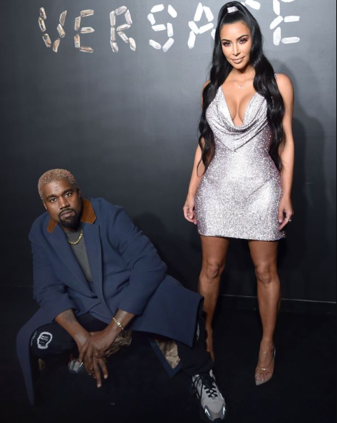 Kim Kardashian and Kanye West steal the show at star-studded Versace show