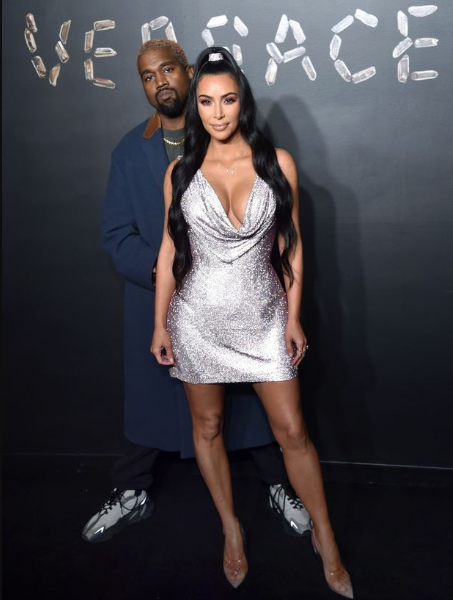 Kim Kardashian and Kanye West steal the show at star-studded Versace show