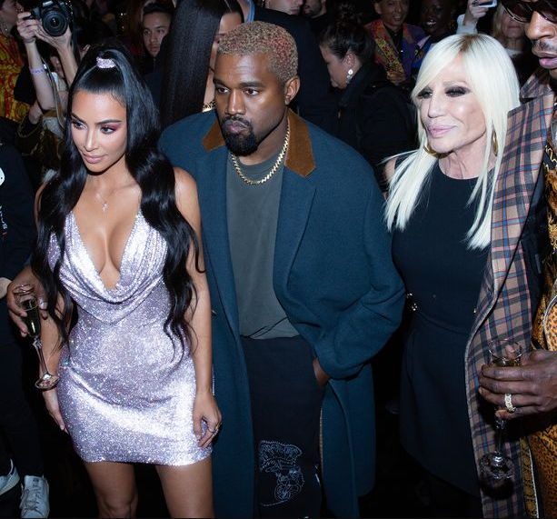 Kim Kardashian and Kanye West steal the show at star-studded Versace show