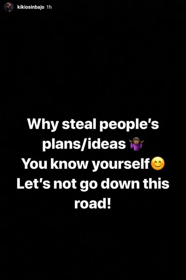 "You know yourself" - Kiki Osinbajo accuses unnamed person of stealing her ideas and plans