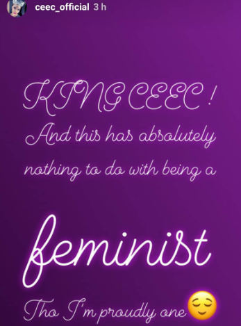 Cee C stands with Ezinne Akudo on feminism and declares that she