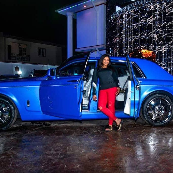 Billionaire businessman, E-money buys his wife a Rolls Royce Phantom as her 2018 Christmas gift(photos)