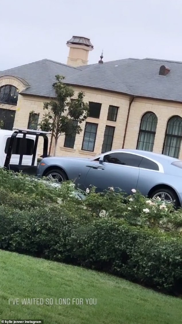 Kylie Jenner shows off her impressive garage as she buys another Rolls Royce Wraith (Photos)