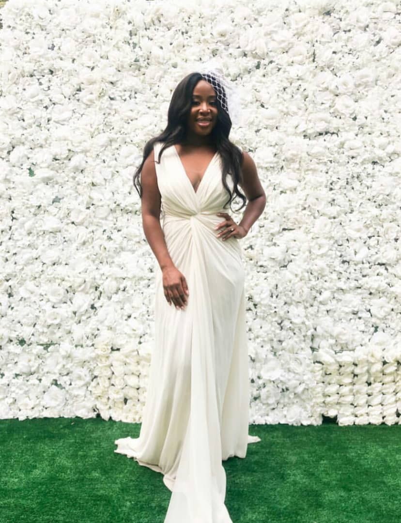 Photos from the court wedding of billionaire son Eyinna Anumudu and top MUA Joyce Jacob