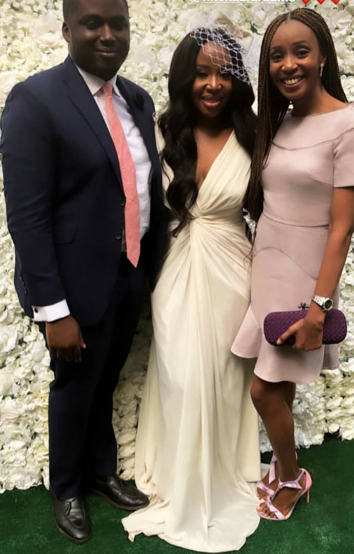 Photos from the court wedding of billionaire son Eyinna Anumudu and top MUA Joyce Jacob