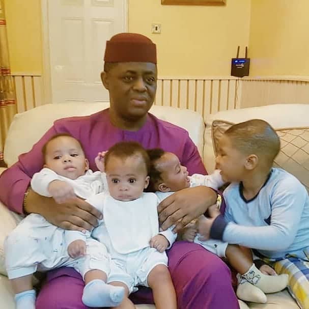 Lovely photos of Femi Fani-Kayode and his sons