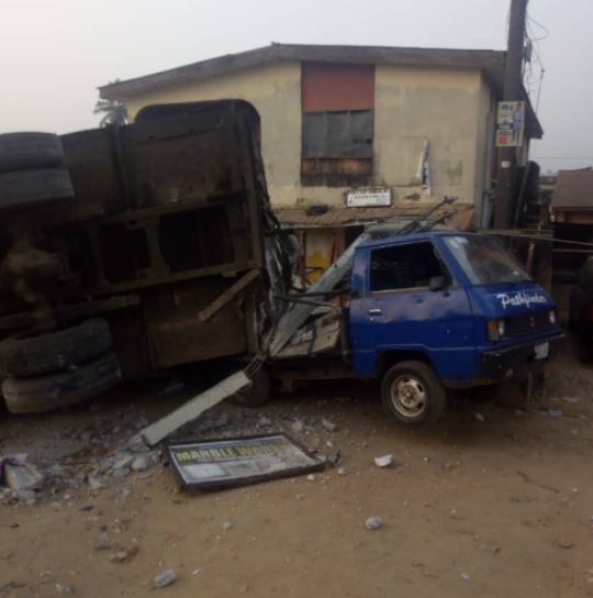 Woman killed, two others injured in fatal truck accident in Ibadan