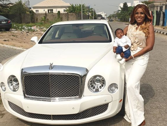 The Bentley Mulsanne I bought for my son has finally landed in Lagos. Yay! (Photos)