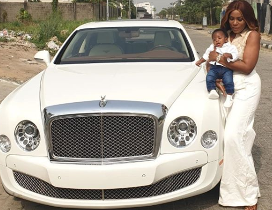 The Bentley Mulsanne I bought for my son has finally landed in Lagos. Yay! (Photos)