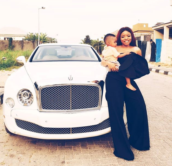 The Bentley Mulsanne I bought for my son has finally landed in Lagos. Yay! (Photos)