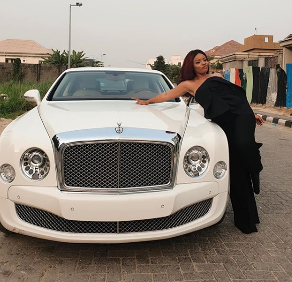 The Bentley Mulsanne I bought for my son has finally landed in Lagos. Yay! (Photos)