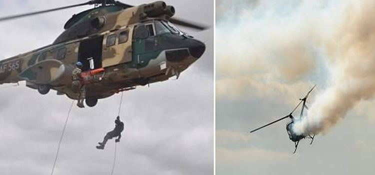 Military helicopter fighting Boko Haram goes missing