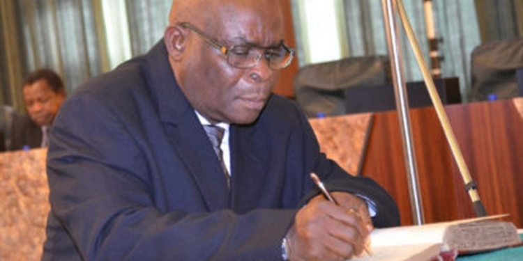 Justice Walter Samuel Nkanu Onnoghen, suspended Chief Justice of Nigeria (CJN)