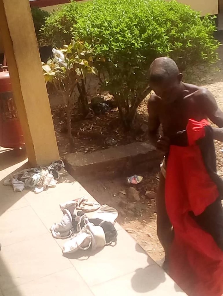 Man apprehended with female pants, bra and soaked sanitary pad in Ondo(photos)