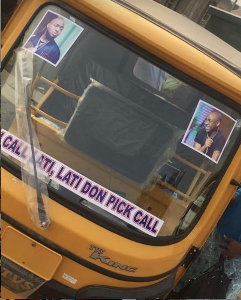 Remember the fan who Davido gave N1m? He has bought a Keke Napep for transport business (Photo)