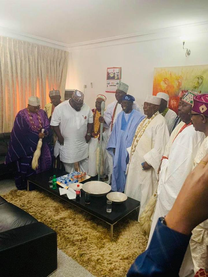 2019: President Buhari receives courtesy visit from Ooni of Ife and other monarchs (photos)