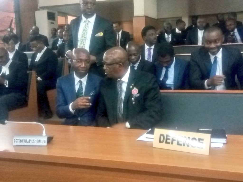 Photos from the Code of Conduct Tribunal where CJN Walter Onnoghen is to be arraigned