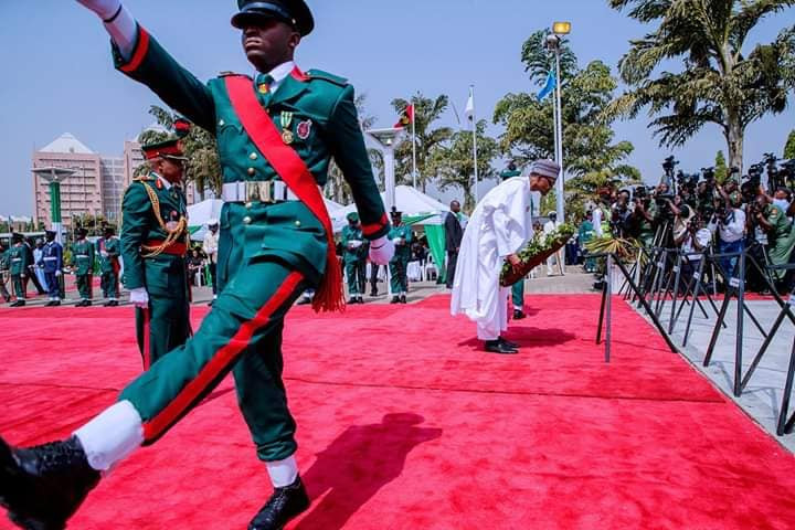 Photos: Buhari, Saraki, Osinbajo, Dogara at Armed Forces Remembrance Day