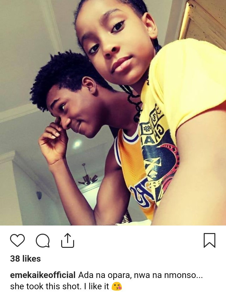 Emeka Ike shares photos of his kids all grown up