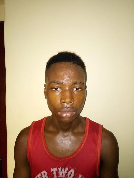  Photos: Police parade teenager arrested in Anambra for stealing female pant which he planned to sell at N80,000 for ritual purposes