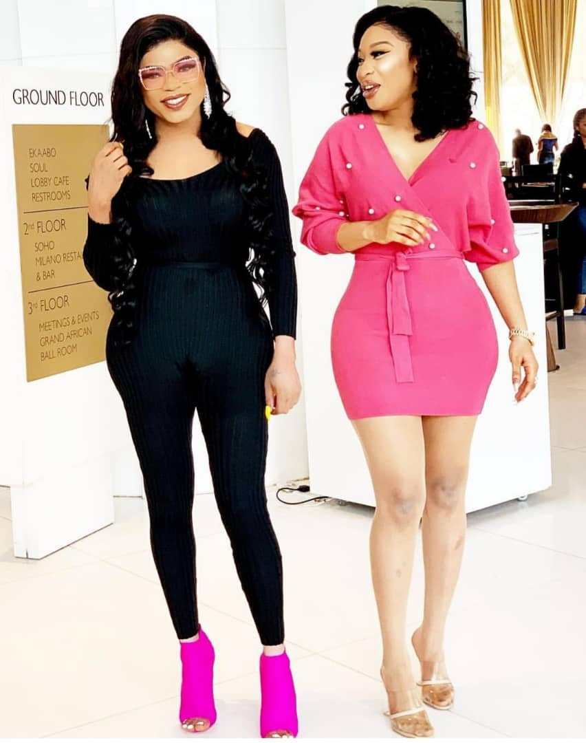 Tonto Dikeh, Bobrisky and their curves are smoking hot in new photos