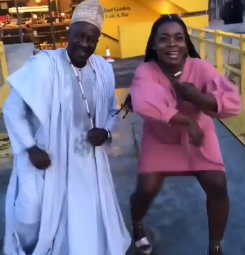 Trending video of Nigerian lady and her parents dancing at her graduation