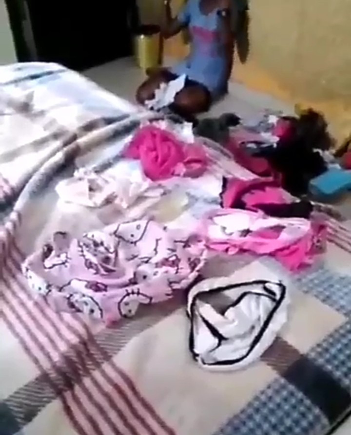 Dramatic moment househelp was caught with panties belonging to her madam and her madam