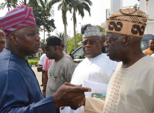 Photos: Tinubu presides over peace meeting between?Governor?Ambode and Lagos Assembly members, says 