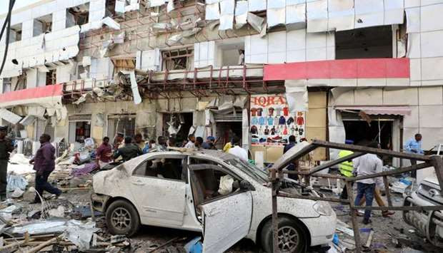  11 killed, several injured as car bomb explodes near shopping mall in Mogadishu, Somalia