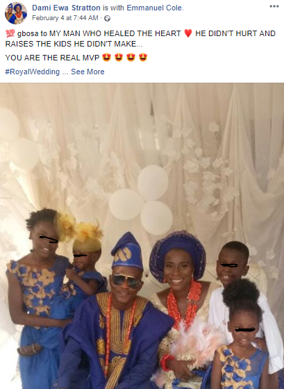Nigerian woman with four kids from two failed marriages who recently got hitched to a single guy with no children shares her story