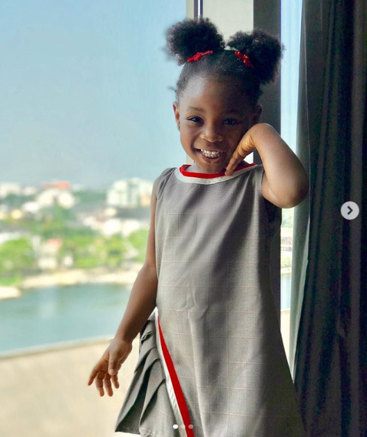 Beautiful photos of Sophia Momodu and her daughter Imade Adeleke twinning in matching outfits